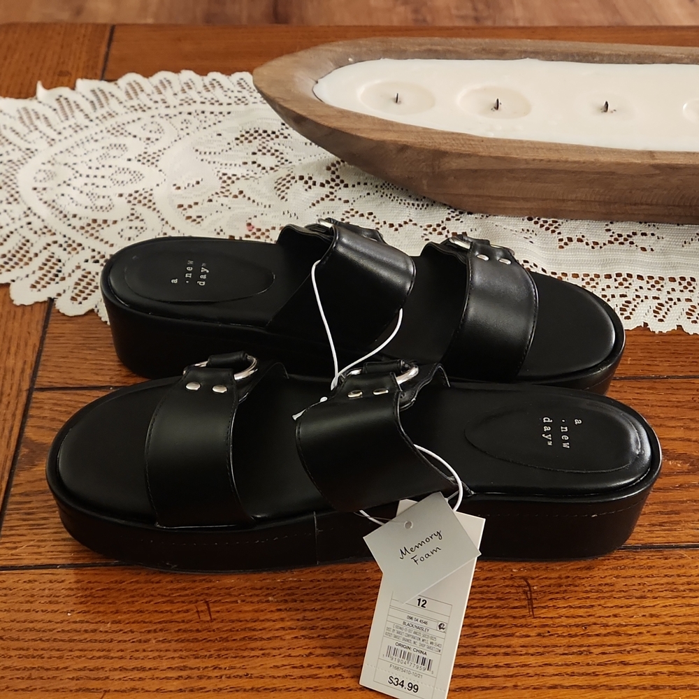 Wedge sandals size 12